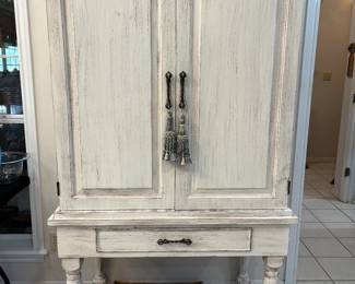WASHED ARMOIRE ON LEG-BASE - FOR TV OR NEARLY ANYTHING!