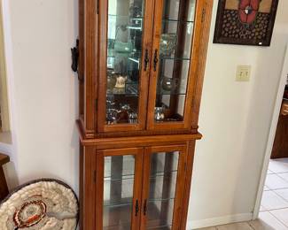 4-DOOR CURIO CABINET