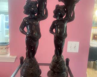 2 adorable Bronze sculptures