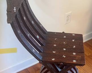 19th Century Syrian Middle Eastern HARDWOOD Chair