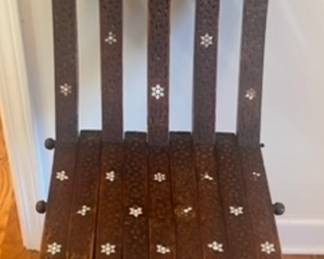 Totally awesome 19th Century Syrian Middle Eastern HARDWOOD Chair