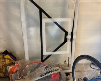 New, new used wall mounted basket ball hoop