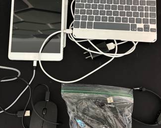 Ipad with accessories