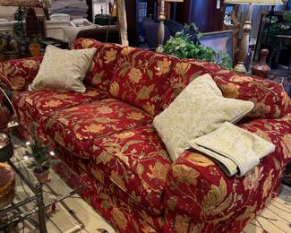 Floral sofa