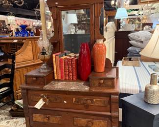 Eastlake style gentleman dresser