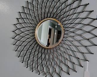 SUNBURST VINTAGE STYLE MIRROR