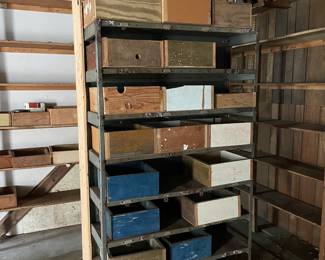 More old wooden boxes