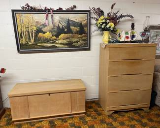 Cedar chest and dresser