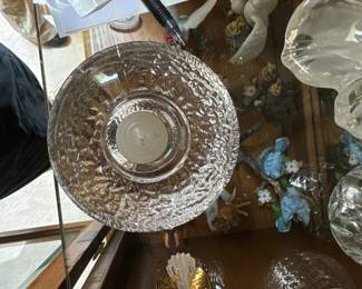 Orrefors Discus Votive Candle Holder 