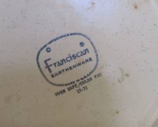 Franciscan earthenware
