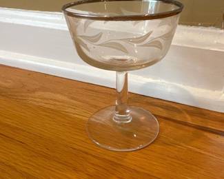 vintage Cristal D'Arques Durand Cocktail Champagne Glasses 
