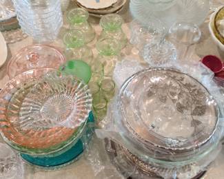 colored depression glass