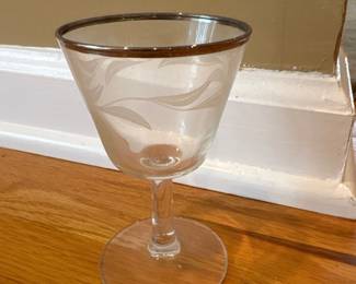 vintage Cristal D'Arques Durand Wine Glasses 