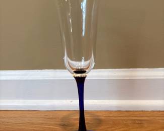 Cristal D'Arques Neptune Tulip Champagne Glasses 