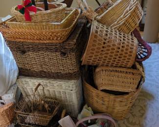 assorted baskets 