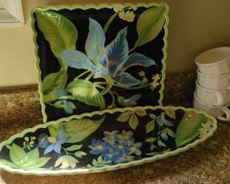 Raymond Waites Iris serving platters 