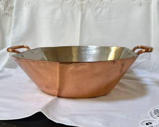 Hexagonal Copper Bowl 