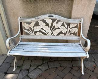 outdoor bench