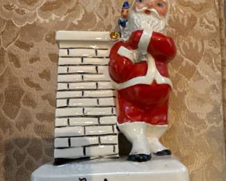 Santa Claus by Chimney Christmas Decoration