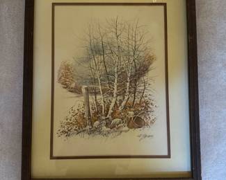 Landscape print by Robert Lardinois