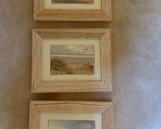 framed beach scenes by Judy Mandolf 