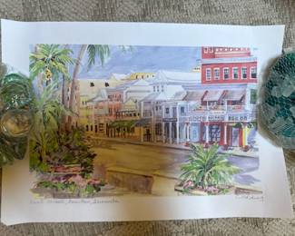 Front Street, Hamilton, Bermuda by Carole Holding