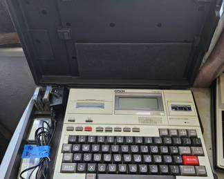 Epson HX-20. One of the very first laptop computers.