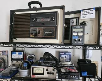 MFJ-259 Analyzer, Rangaire in-home audio system salesman sample.