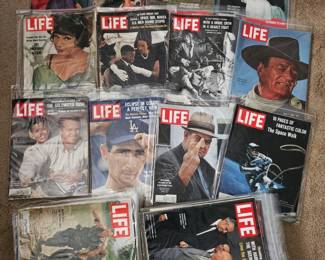 Vintage life magazines. Years 1960-1965. 