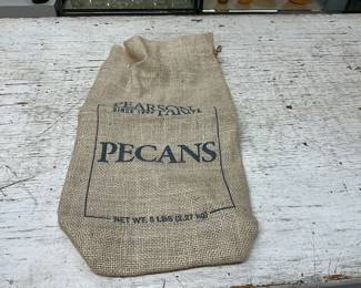 Burlap Pecans Bag
