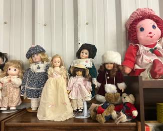 Porcelain Dolls including Precious Moments