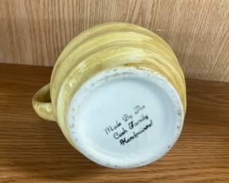 Cash Family Pottery Pitcher Erwin TN