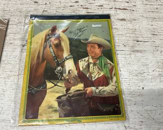 Signed Roy Rogers Framed Picture