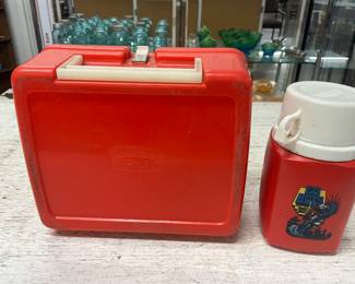 Go Bots Plastic Lunch Box & Matching Thermos