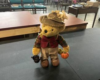 DanDee "Teddy Bear Scarecrow Harvest Bear" Plush