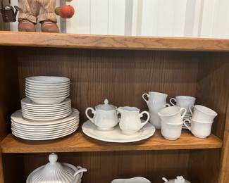 1960's White Federalist Ironstone Dinnerware Japan-Made for Sears