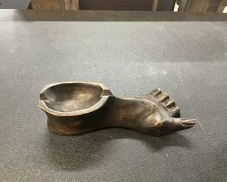 Wooden Foot Ashtray