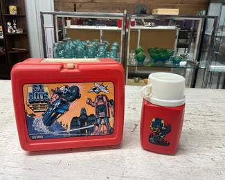 Go Bots Plastic Lunch Box & Matching Thermos