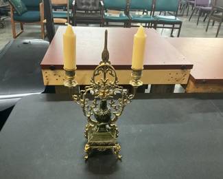 Brass Candelabra Candle Holder - Possibly Girandole