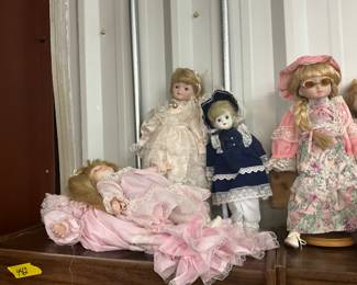 Assorted Porcelain Dolls