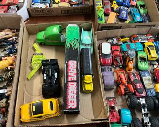 Assorted Die Cast Cars/Trucks - Toys