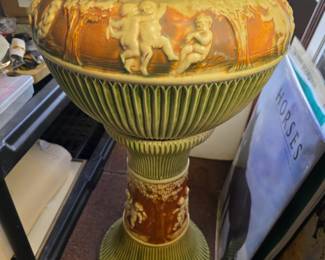 Scarce Roseville Donatello Jardiniere