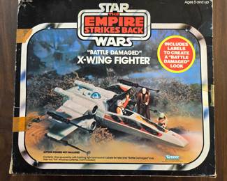 Vintage Kenner Star Wars X-Wing Fighter "Battle Damaged)