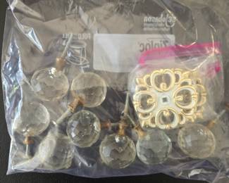 Vintage mid century cabinet hardware drawer pulls cabinet handles