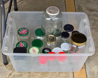 Glass jars