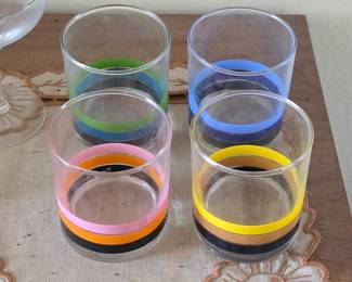 Vintage Pierre Cardin bar glasses