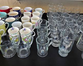 Vintage glassware