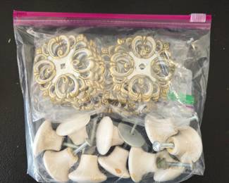 Vintage mid century cabinet hardware drawer pulls cabinet handles