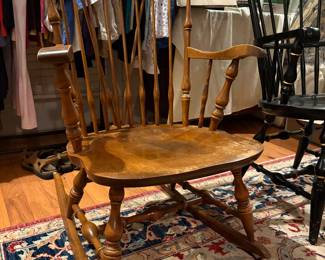 Antique Nichols and Stone rocking chair