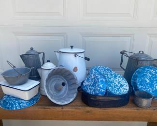 Vintage enamelware